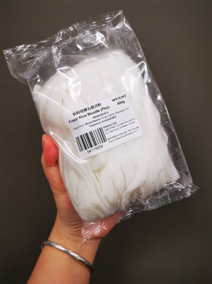 Freshly made rice noodle (Pho/Ho Fun) Wide